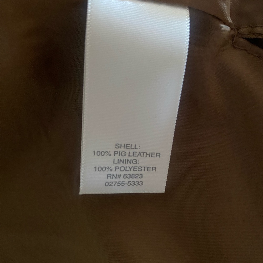 Christopher & Banks Brown Suede Jacket Women Large Lined Embroidered Details - Picture 5 of 12